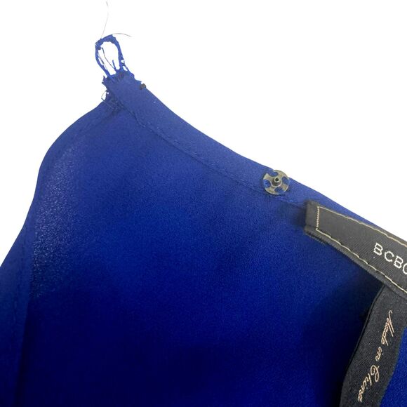 BCBGMAXAZRIA Marcee Royal Blue Wide-Leg Jumpsuit 6 - Picture 15 of 16